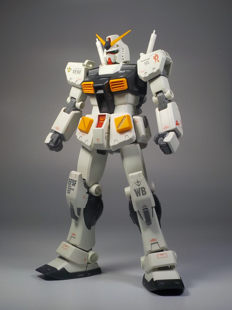 ええやん Mg Rx78 2 Gundam Ver Ka Nガンダムカラー 全塗装製作レビュー ドライデカール難しい ワクガン