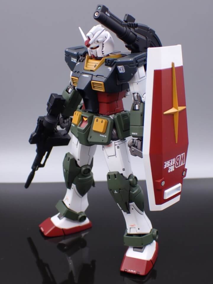 Hg Rx78 2 ｏｒｉｇｉｎ ガンダムをリアルタイプカラーに全塗装してみた ワクガン