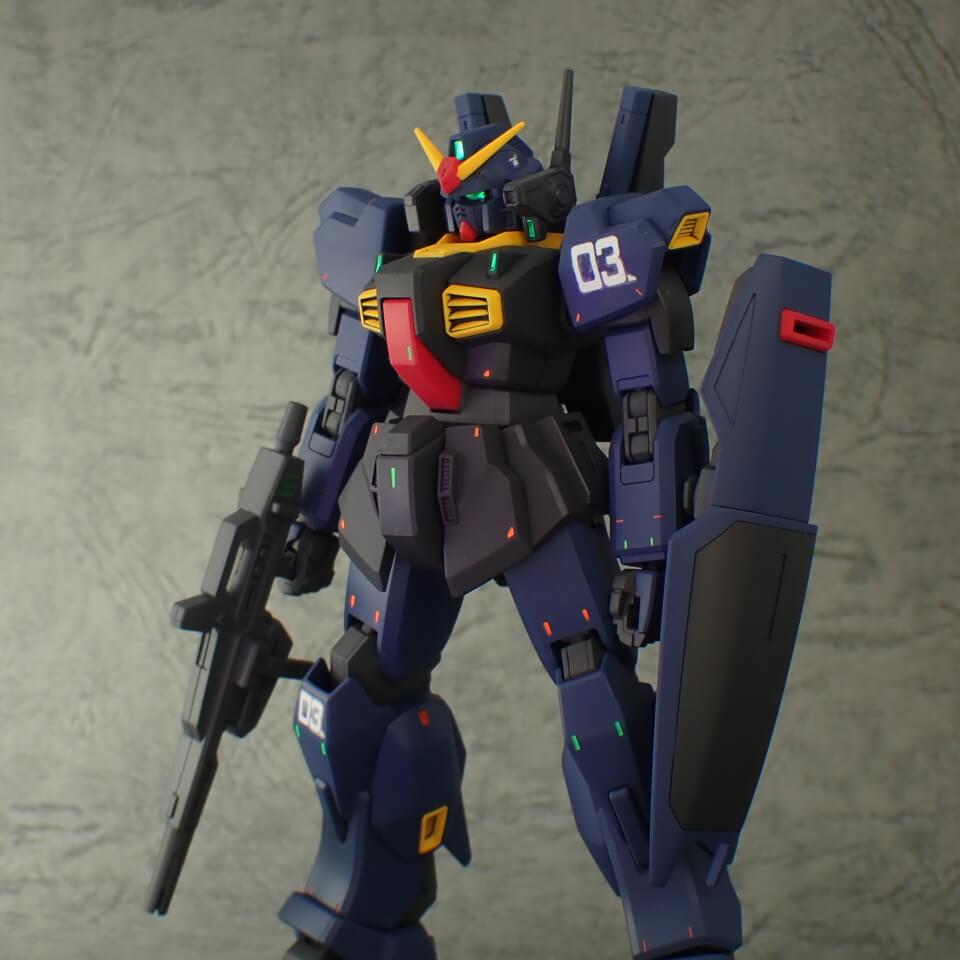 HG ガンダムエアリアル 全塗装 ティターンズカラー