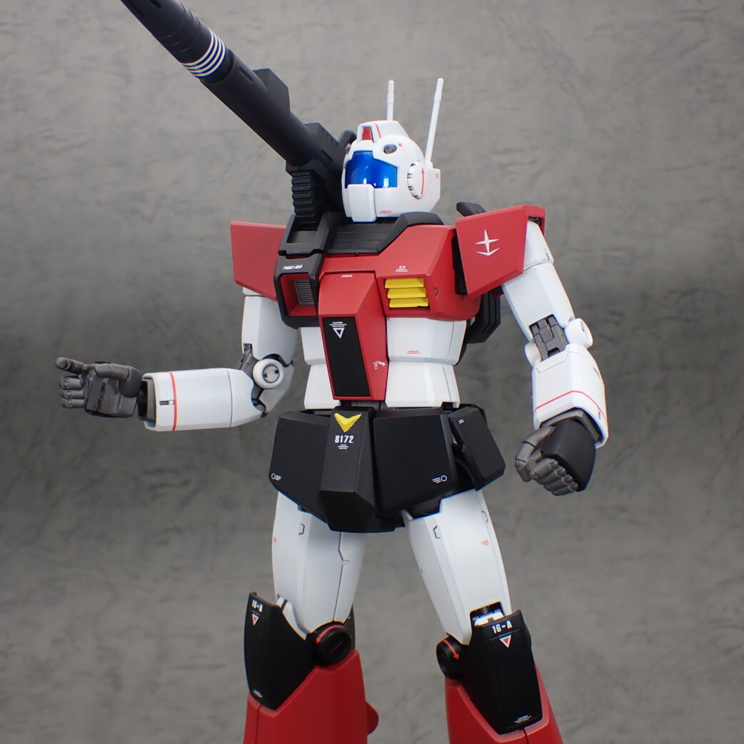 MGジムキャノンを全塗装。ハンドパーツはロボマニに ｜ ワクガン！