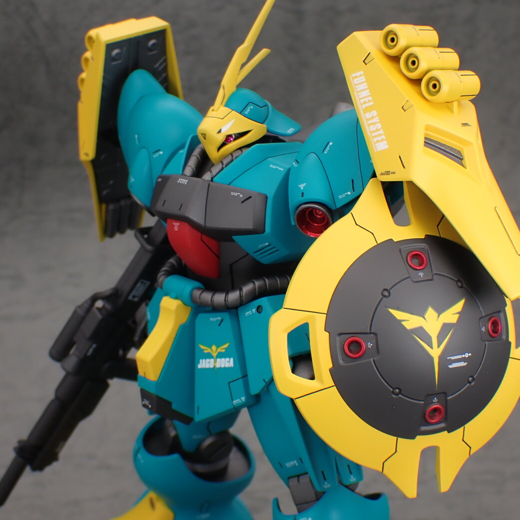 HGUC ヤクト・ドーガ ギュネイ機 1/144 全塗装 ｜ ワクガン！